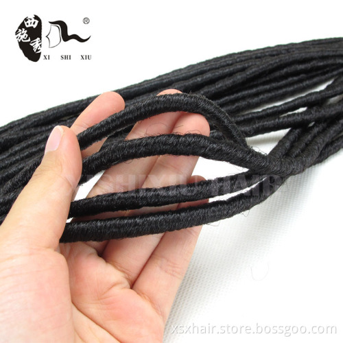 synthetic soft dread crochet braids dreadlocks braids hair faux locs crochet janet collection 2X Havana Mambo twist